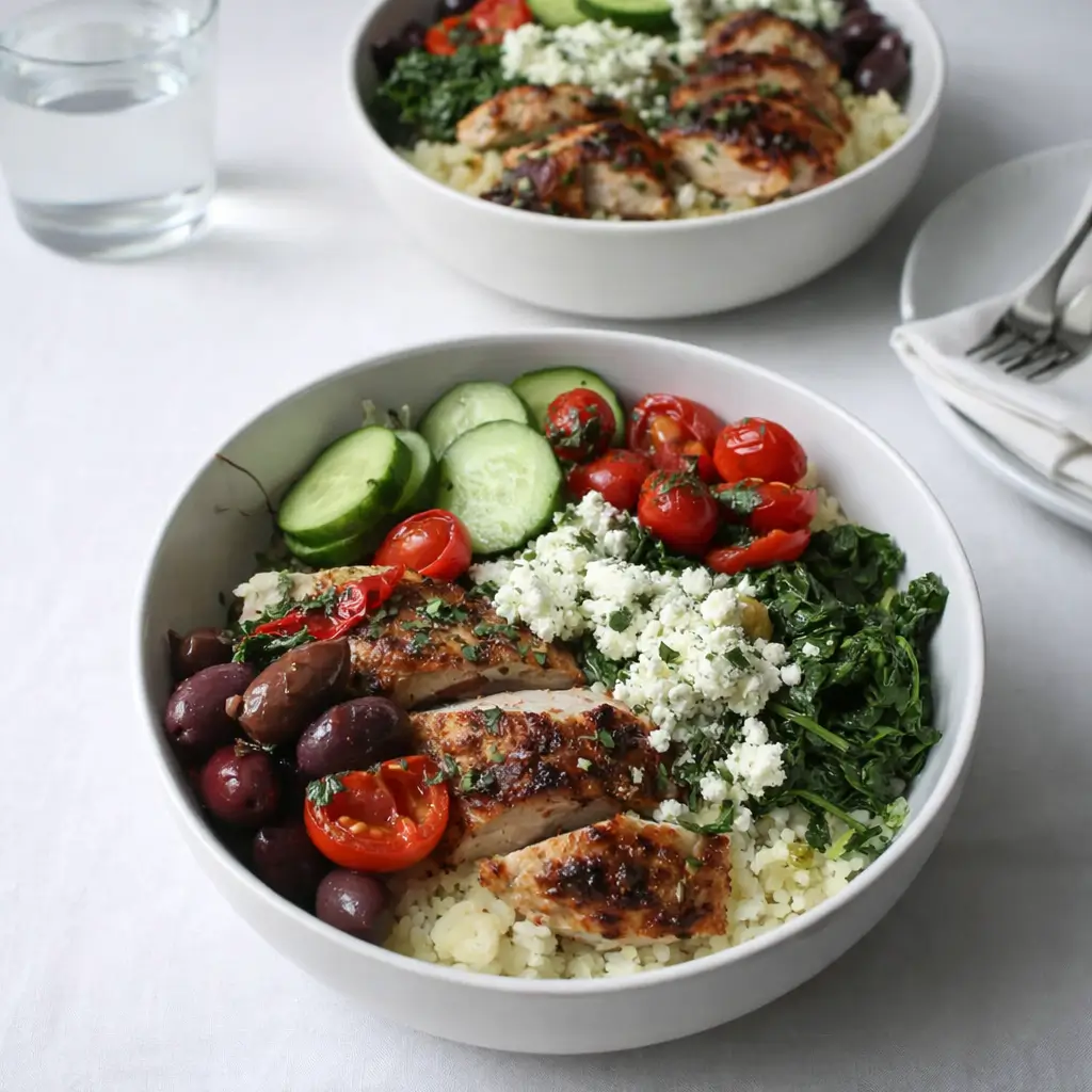 Easy Mediterranean Chicken Bowls: A Fresh & Healthy Favorite