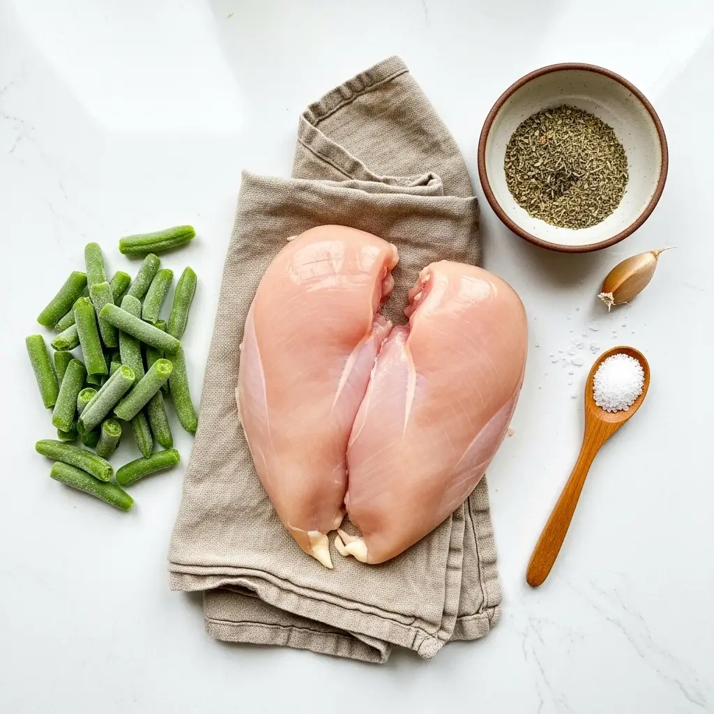 Easy Slow Cooker Chicken and Stuffing Ingredients