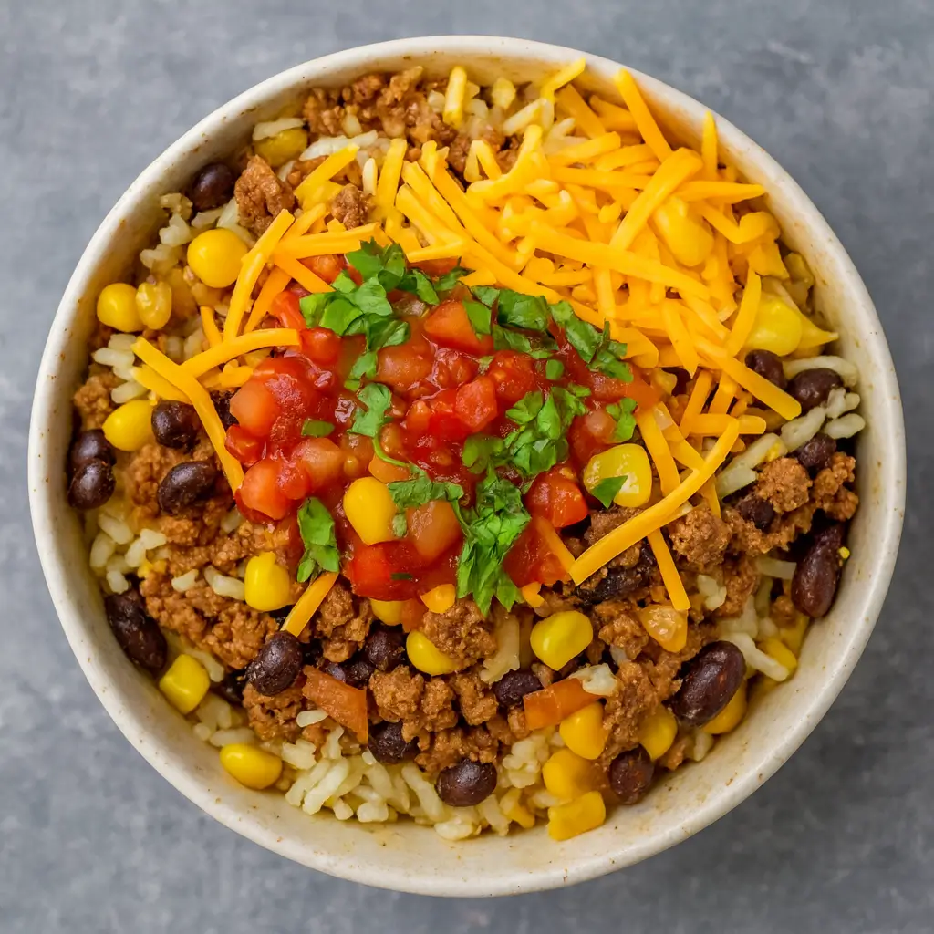 Ground Beef Burrito Bowl Recipe – Quick, Filling & Delicious