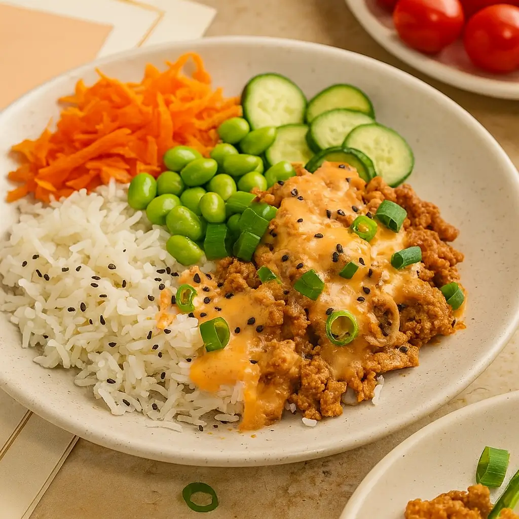 Ground Turkey Rice Bowls with Bang Bang Sauce – Quick & Easy Dinner