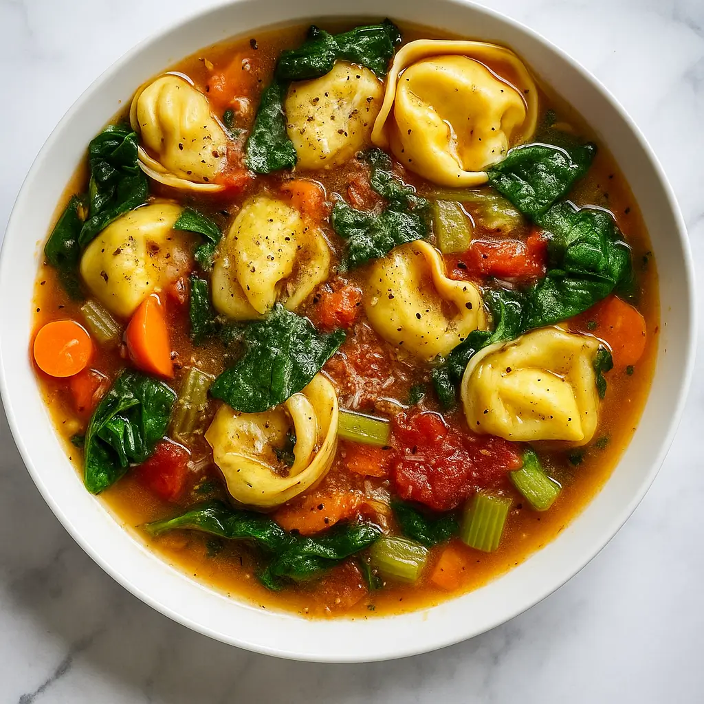 Healthy Tortellini Soup – A Quick Weeknight Dinner Favorite