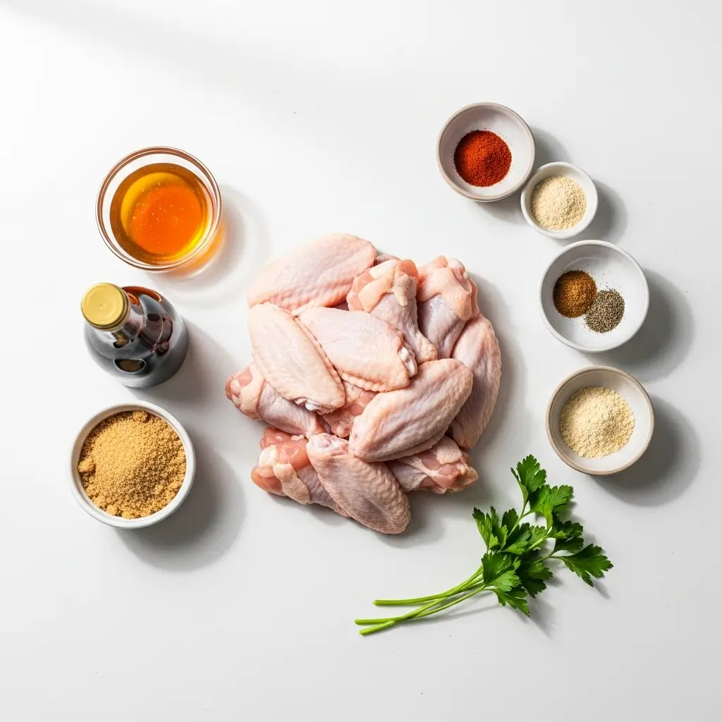 Honey Glazed Chicken Wings Ingredients