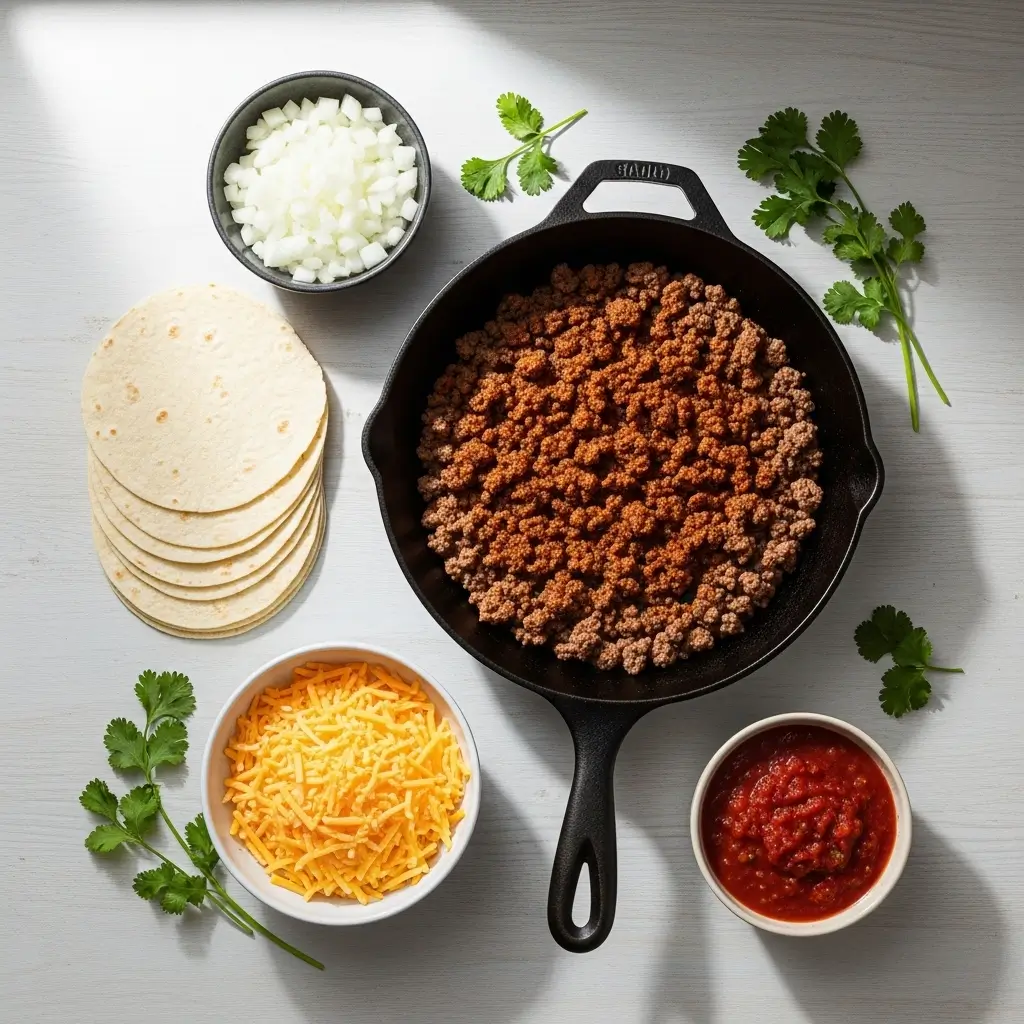 Sheet Pan Tacos Ingredients – Easy Dinner Prep