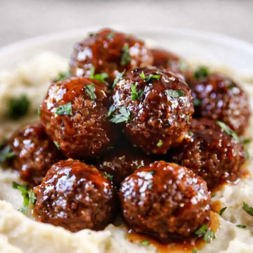Slow Cooker Honey Bourbon Meatballs – Easy Sweet & Savory Perfection