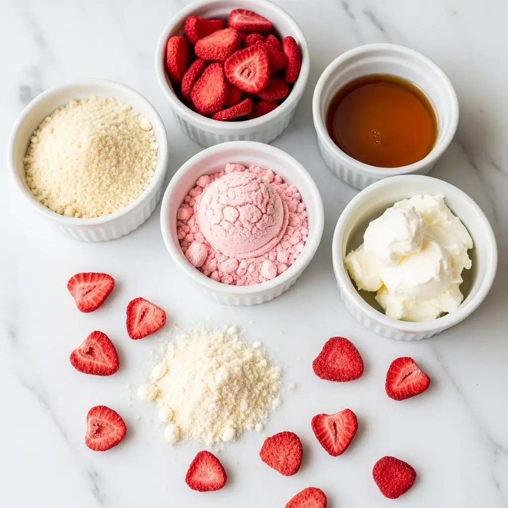 Strawberry Cheesecake Protein Balls Ingredients