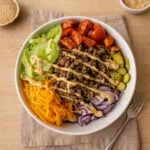 Big Mac Salad Recipe with Special Sauce