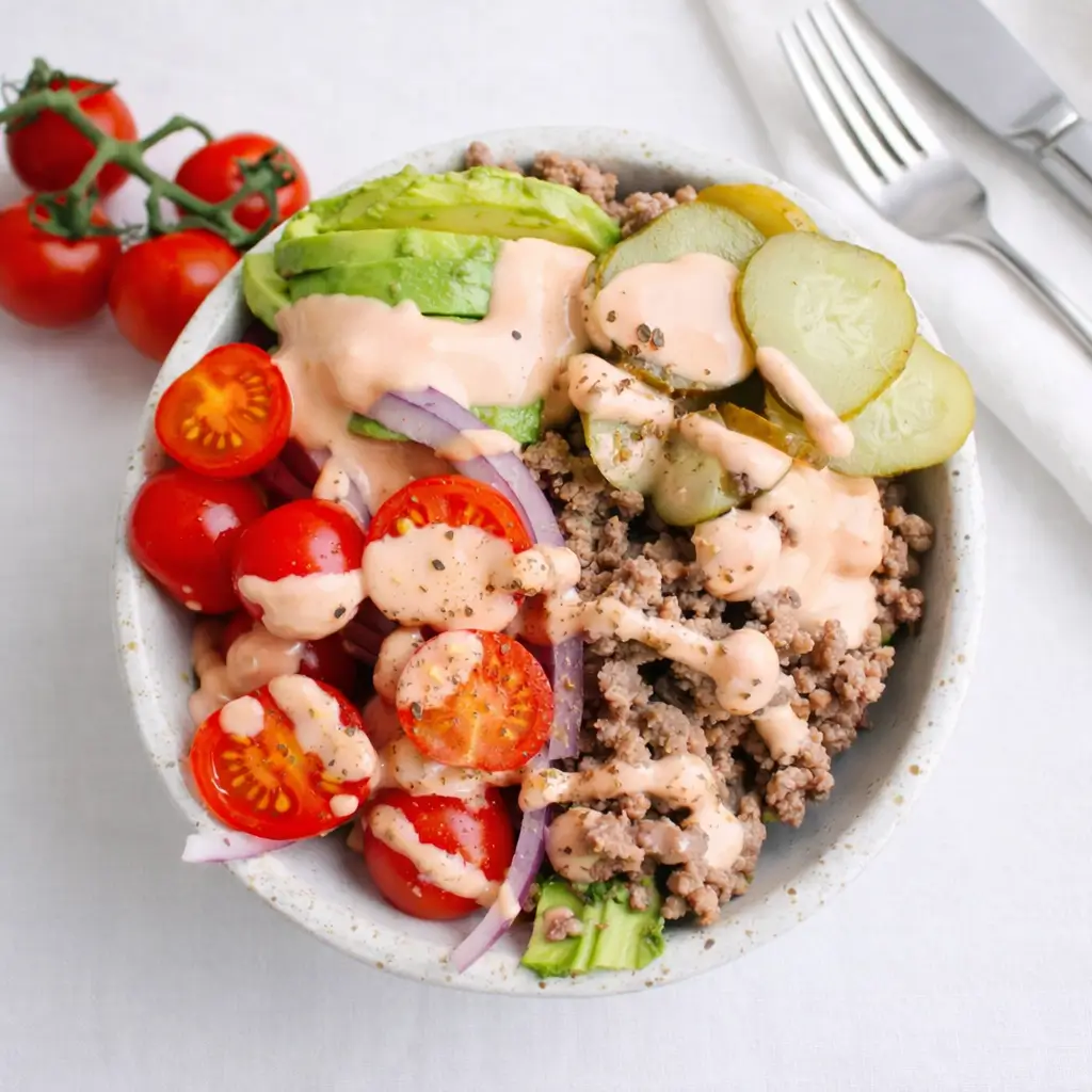 Burger in a Bowl: The Healthy, Flavor-Packed Dinner You Need