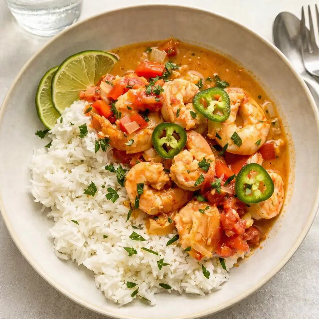 Creamy Coconut Shrimp Curry – Quick & Flavorful Dinner
