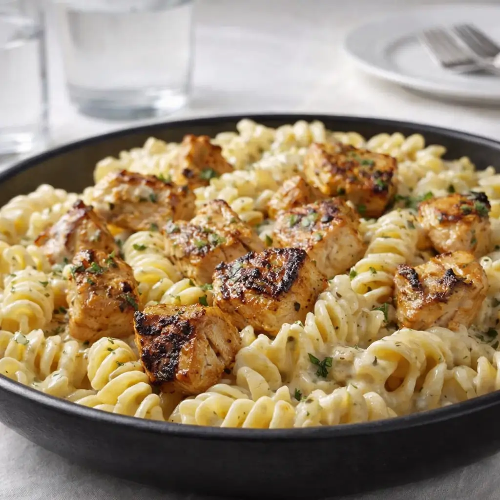 Crispy Honey Garlic Chicken and Creamy Rotini Pasta – Easy, Creamy & Powerful