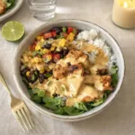 Easy Southwest Chicken Burrito Bowls