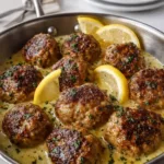 The Softest and Juiciest Greek Meatballs in Lemon Sauce