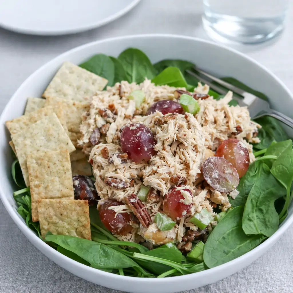 Healthy Chicken Salad with Grapes – Creamy, Crunchy, Delicious