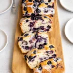 Lemon Blueberry Bread with Lemon Glaze