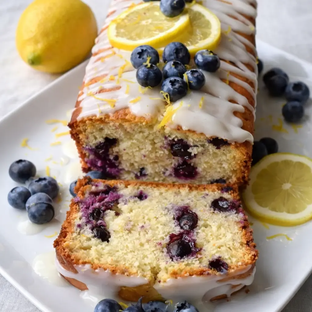Lemon Blueberry Loaf with Lemon Glaze – Quick & Amazing Step-by-Step