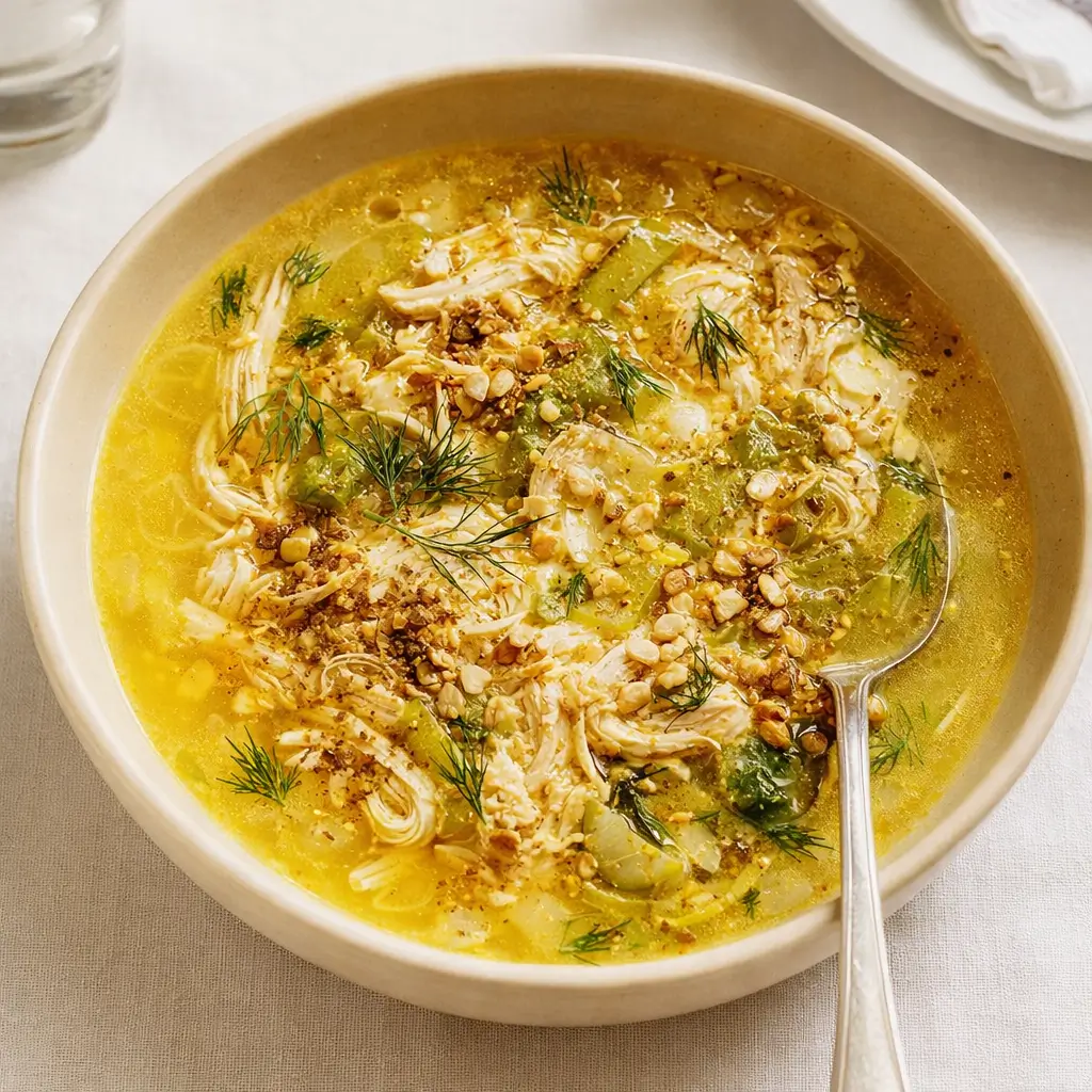 Lemon Chicken Couscous Soup That’s Easy, Bright & Cozy