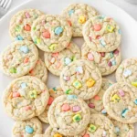 Lucky Charms Sugar Cookies with Marshmallows