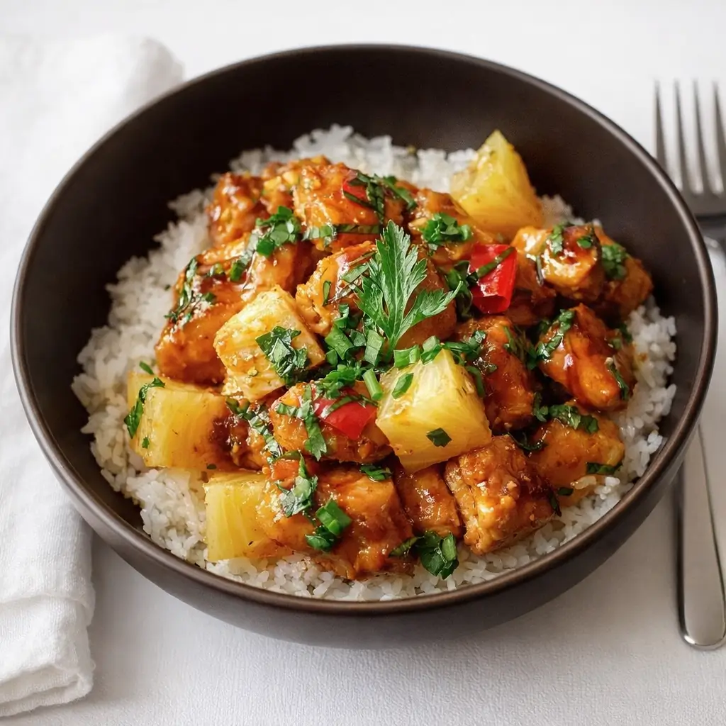 Pineapple Chicken and Rice – Simple, Delicious, Fast