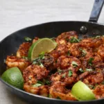 Quick and Easy Blackened Shrimp in cast iron skillet