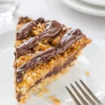 samoas cookie pie drizzled caramel chocolate