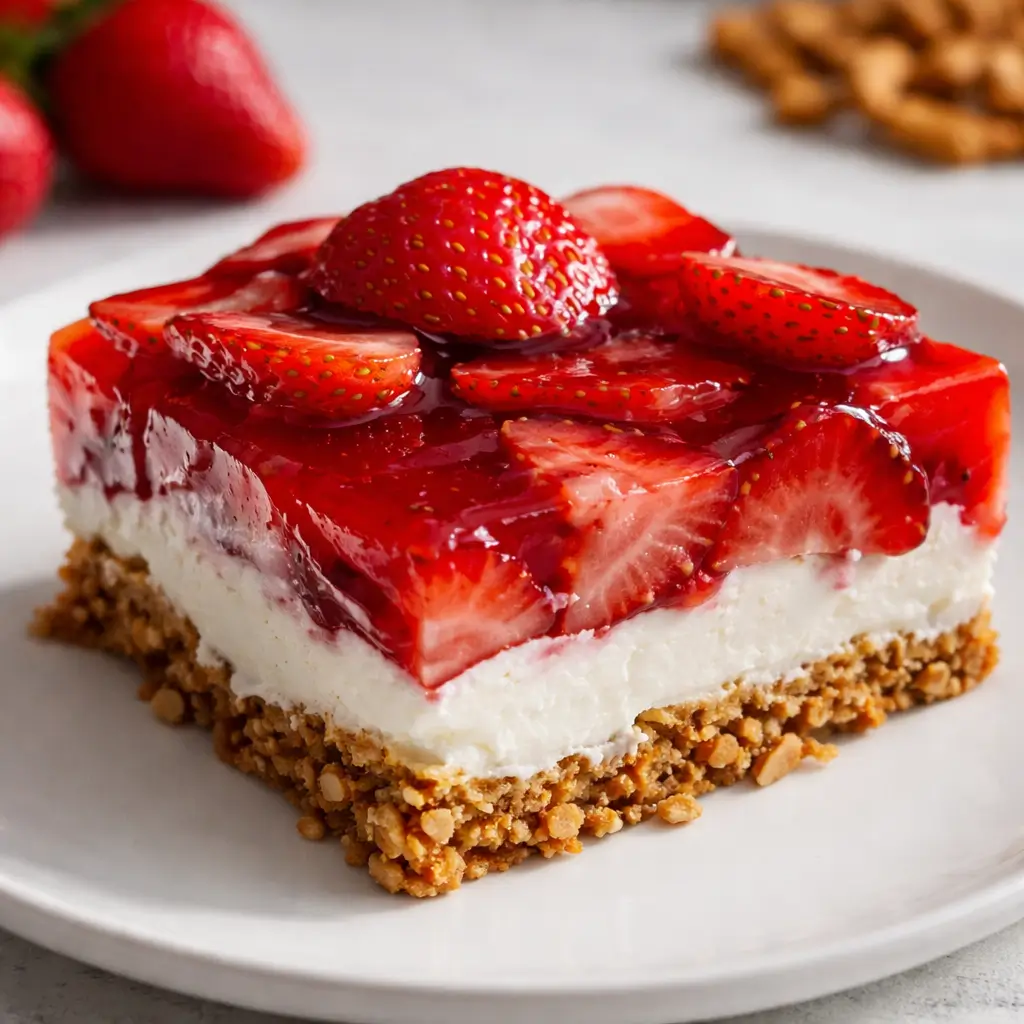 Strawberry Pretzel Jello Salad: Sweet, Salty, & Seriously Good