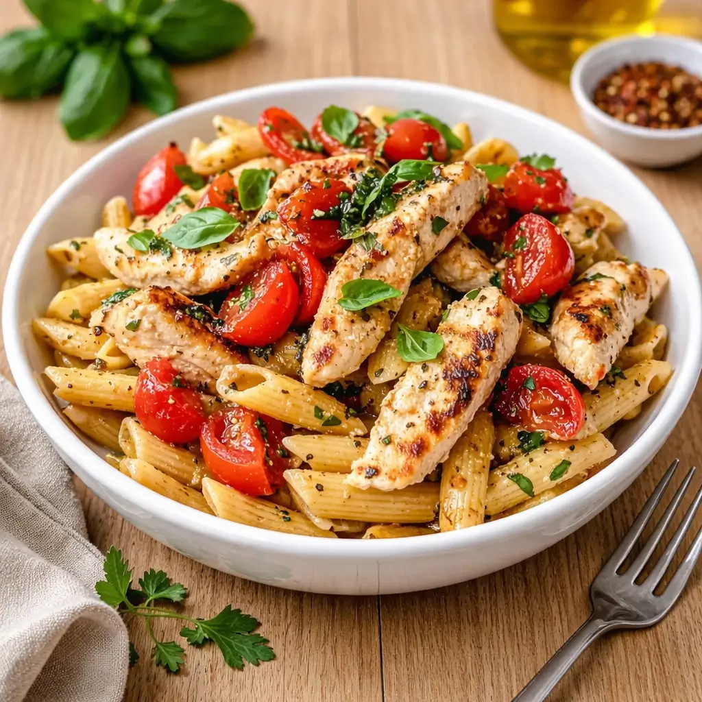 Best Bruschetta Chicken Pasta: Easy 30-Minute Italian Dinner