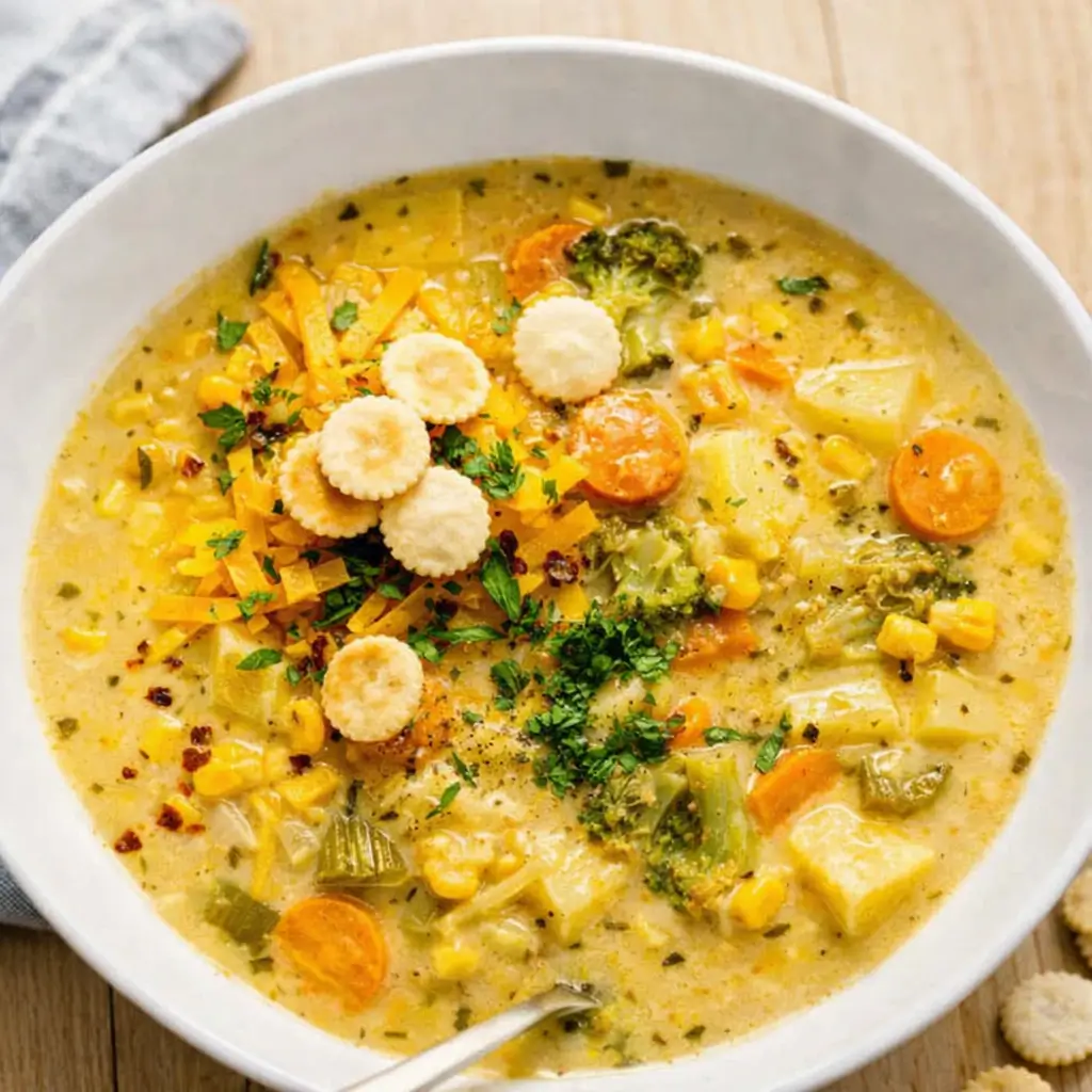Best One Pot Creamy Vegetable Soup – Quick, Creamy & Comforting