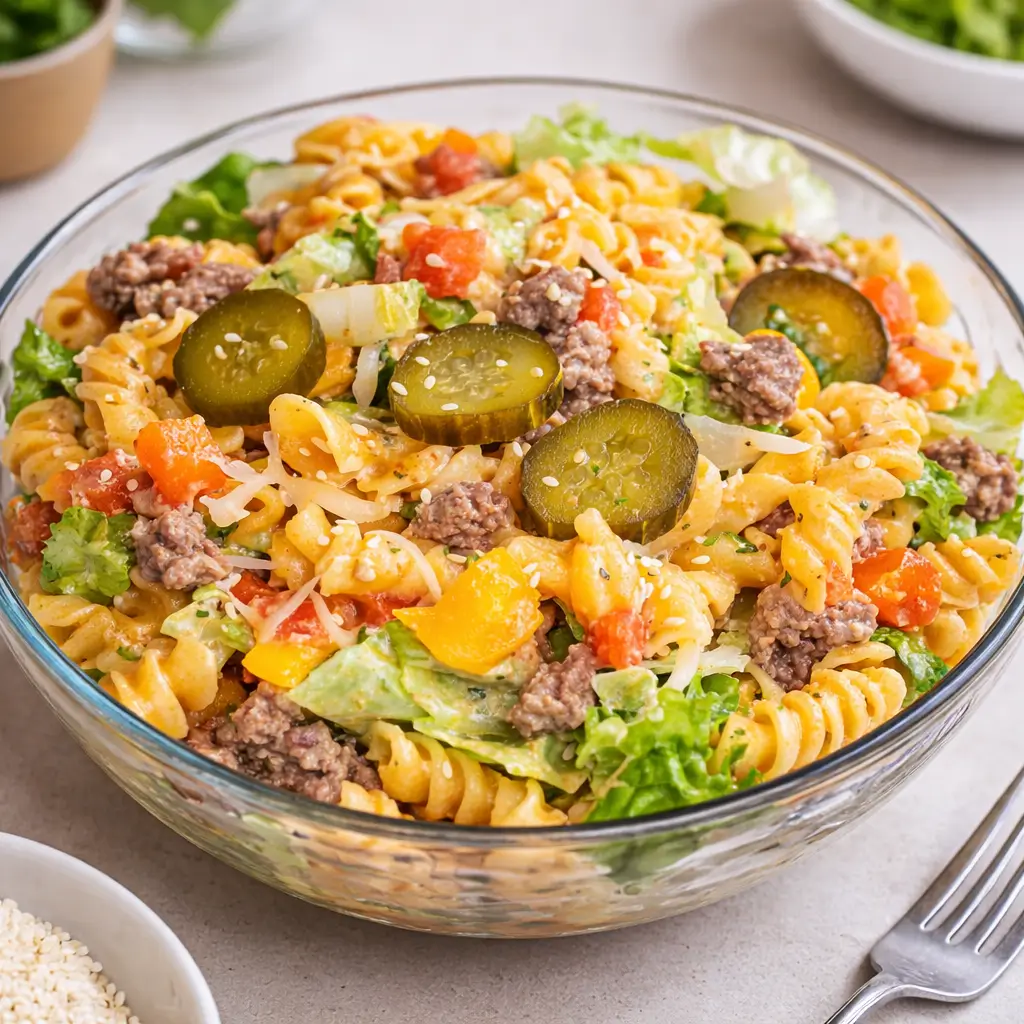 Big Mac Pasta Salad: Easy Feel-Good Dinner You’ll Crave