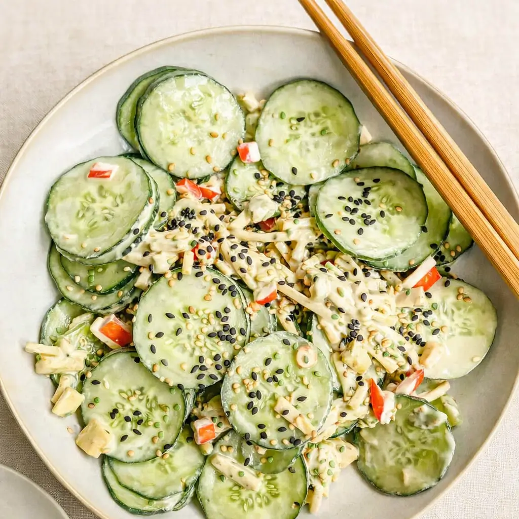 Easy California Roll Cucumbers Recipe – Fresh, Creamy, Delicious