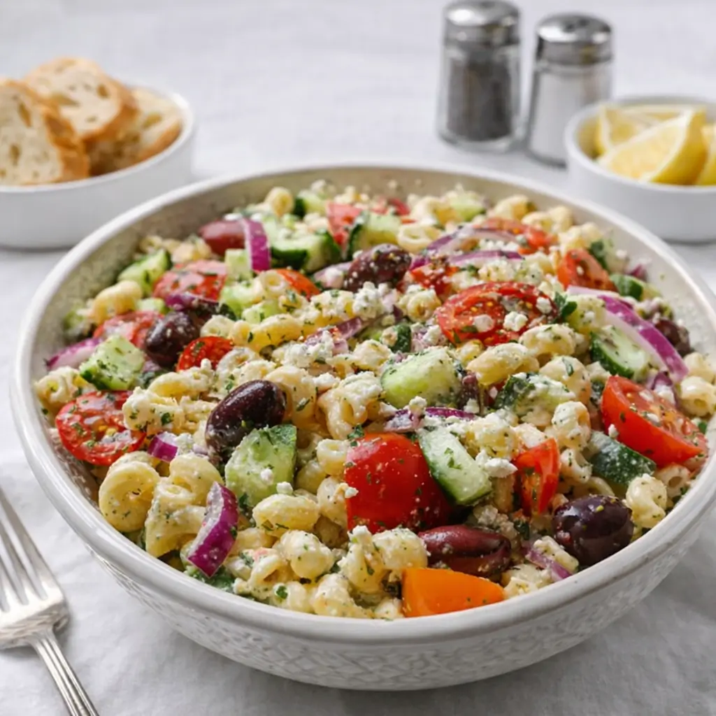 Chopped Greek Pasta Salad: Quick & Healthy Meal Prep Idea