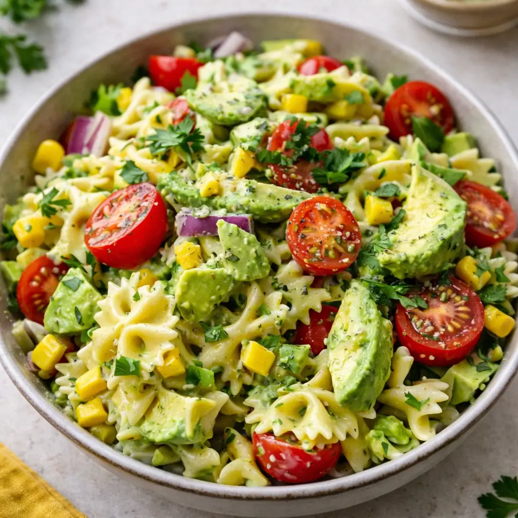 Creamy Avocado Pasta Salad – Quick, Creamy & Delicious