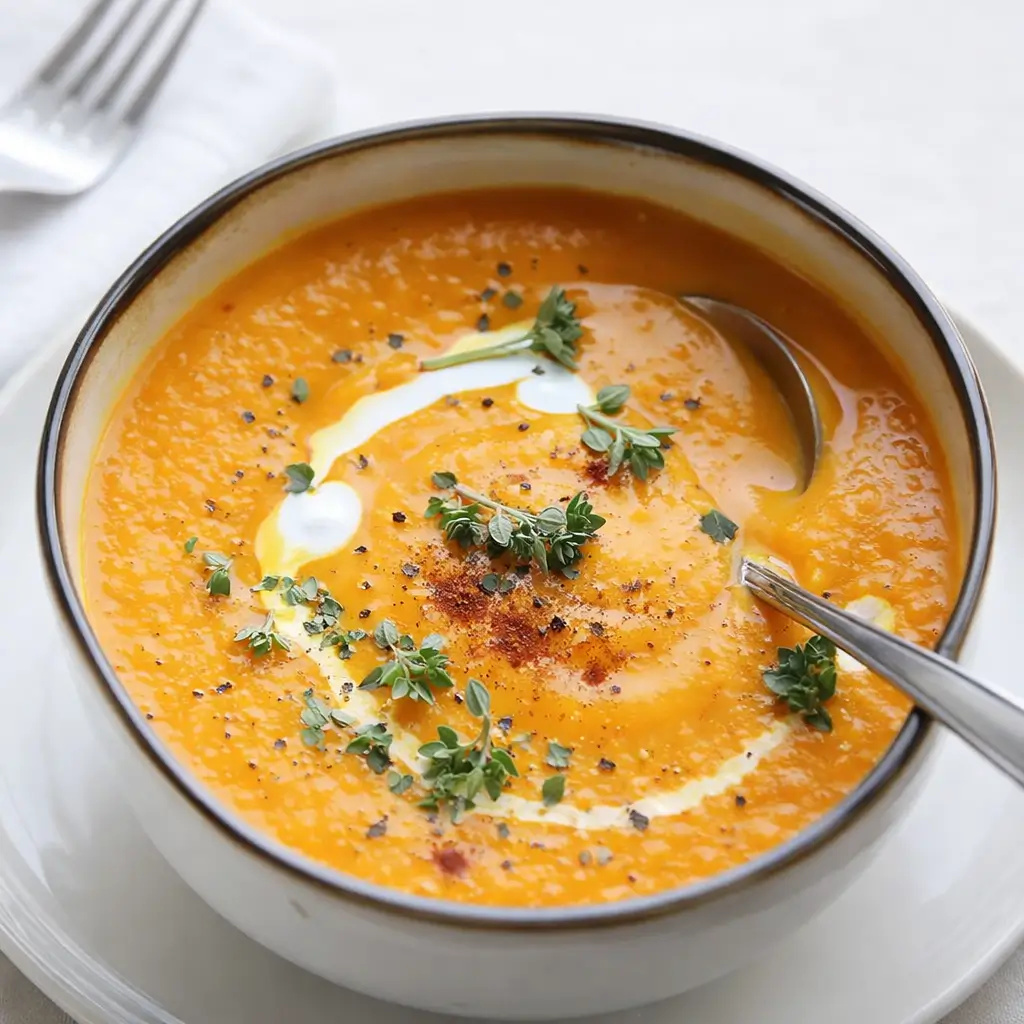 Easy Carrot Soup – Healthy, Creamy, and Fast