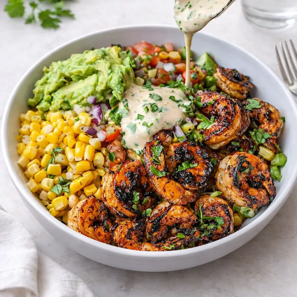 Grilled Shrimp Bowl with Avocado: Fresh & Healthy Recipe