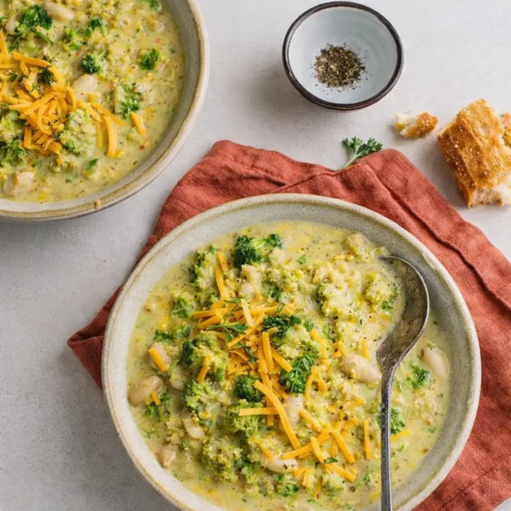 Healthy Higher Protein Broccoli Cheddar Soup – Quick, Cheesy & Protein-Strong