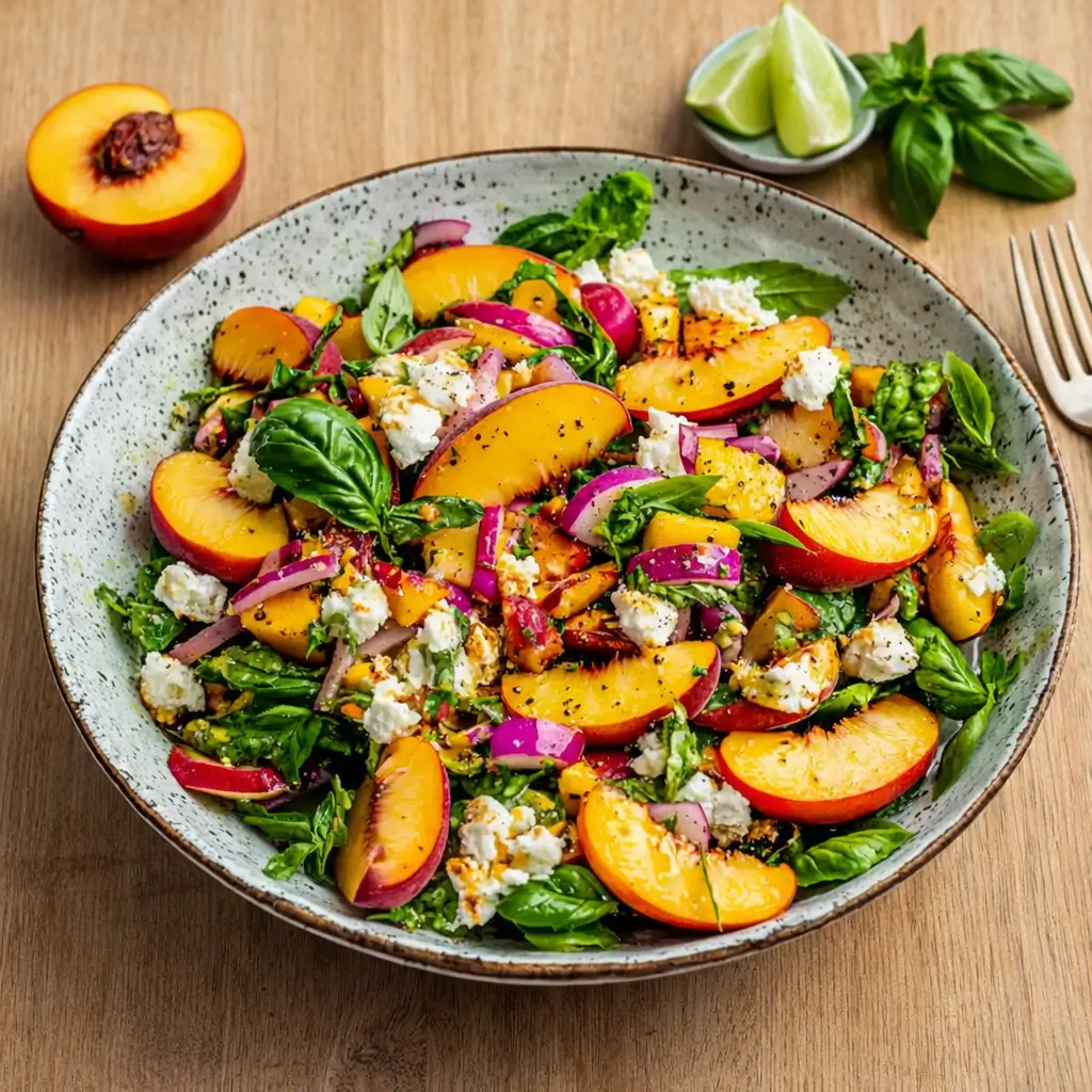 Irresistible Peach Salad: A Simple & Sweet Seasonal Favorite