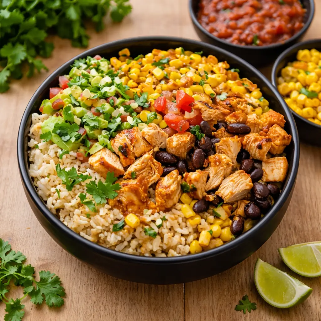 One Pan Chicken Burrito Bowl: A Healthy 30-Minute Dinner Win
