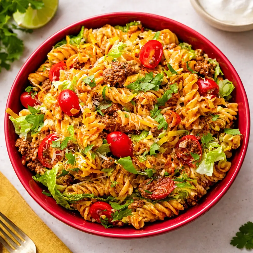 Quick Taco Pasta Salad