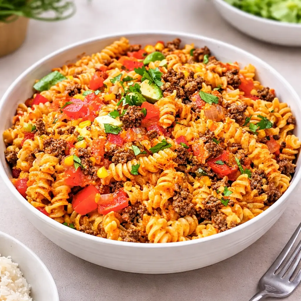 Taco Pasta Salad with Doritos Crunch: Quick Weeknight Comfort Food