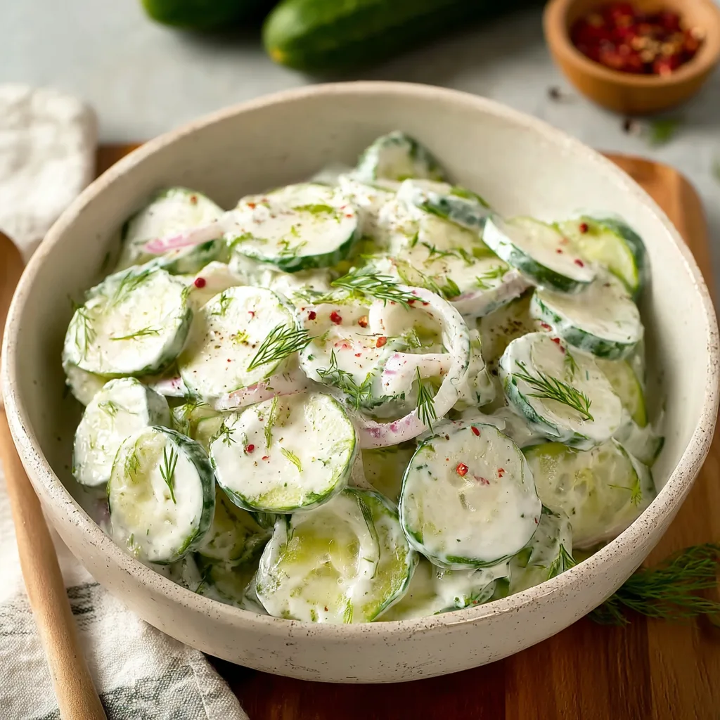 Creamy Cucumber Salad