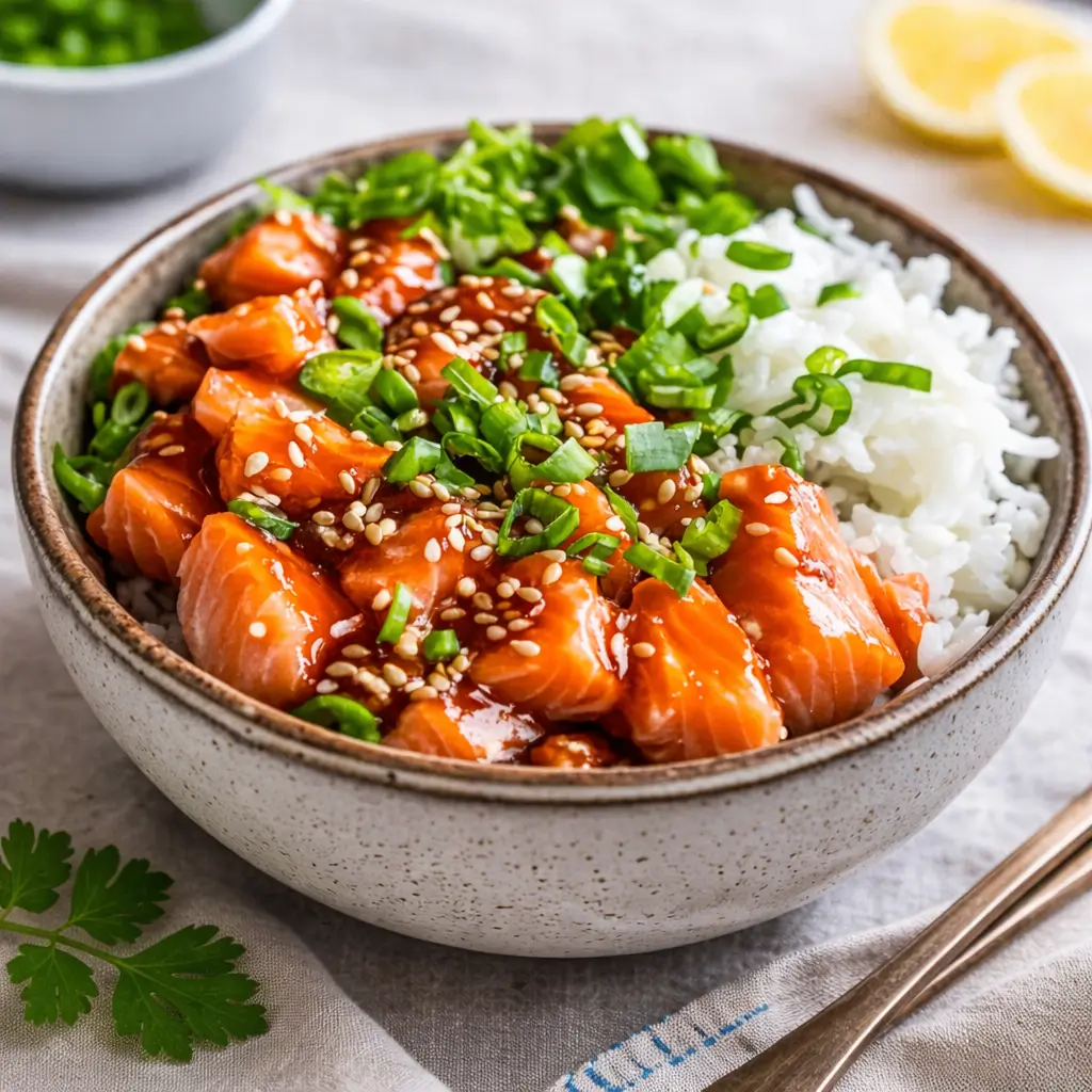 Crispy Salmon and Rice Bowl: The Ultimate Quick and Healthy Dinner
