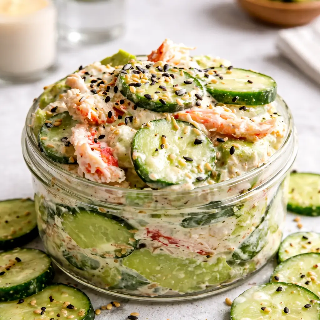 Easy California Roll Cucumber Salad: A Fresh and Simple Favorite
