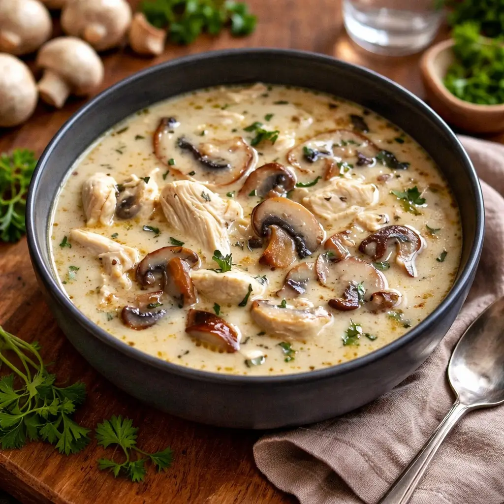 Easy Rotisserie Chicken Mushroom Soup: The Ultimate Cozy Comfort