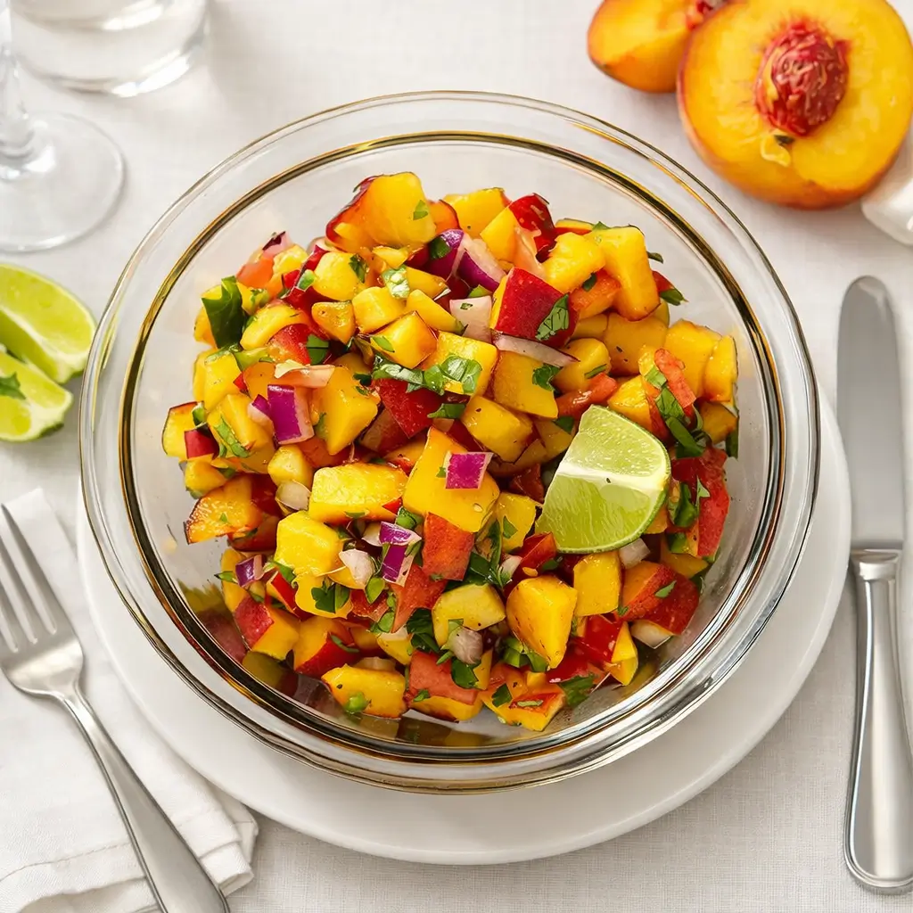 Fresh Peach Salsa: The Best Sweet and Spicy Topping Ever