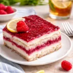 Fresh Raspberry Tiramisu with creamy layers and fresh berry garnish