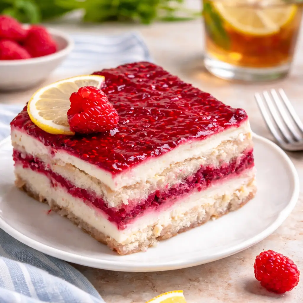 Fresh Raspberry Tiramisu