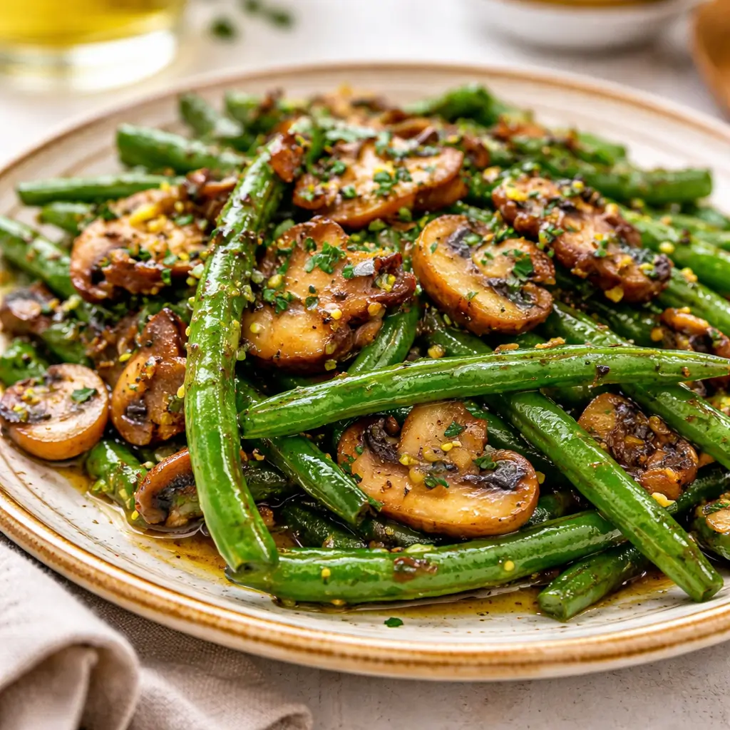 Garlic Butter Sautéed Green Beans and Mushrooms: 7 Simple Steps to Success