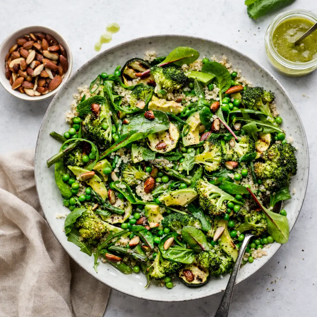 Green vegan salad: A Simple and Delicious 20-Minute Meal