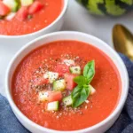 Watermelon Gazpacho Soup: A Refreshing Chilled Summer Delight