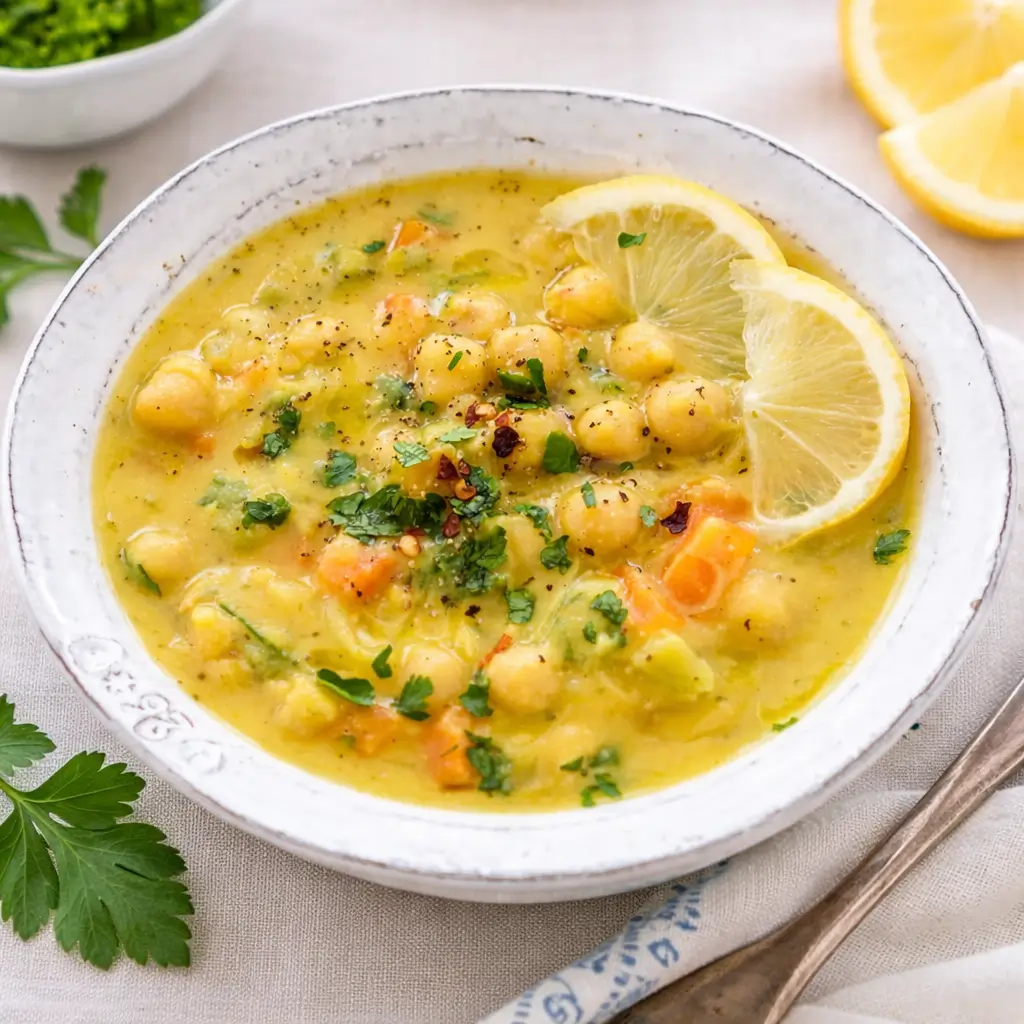 Lemon Chickpea Soup: 30-Minute Easy Zesty Recipe
