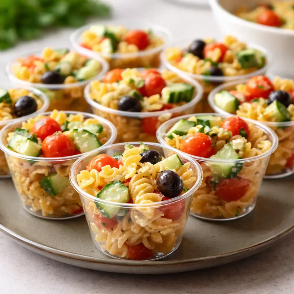 Pasta Salad Cups Recipe