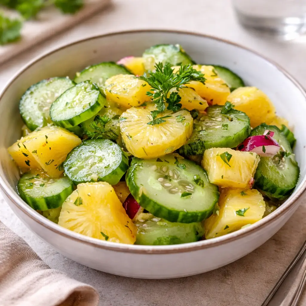 Pineapple Cucumber Salad: The Zesty Side You Need This Summer